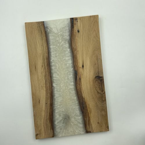 Deluxe White S1- Epoxi gyanta rusztikus tlgyfa vgdeszka