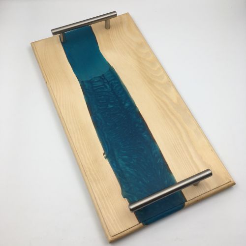 Blue Ocean - Epoxi gyanta tlal/serving board