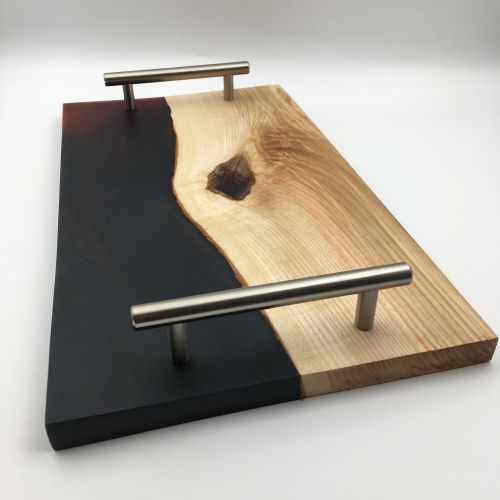 Red Fire - Epoxi gyanta tlgyfa tlal/serving board