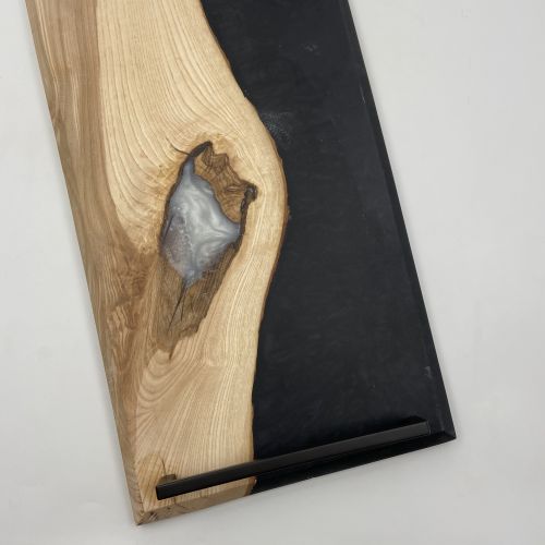 Black Pearl - Epoxi gyanta tlgyfa tlal/serving board
